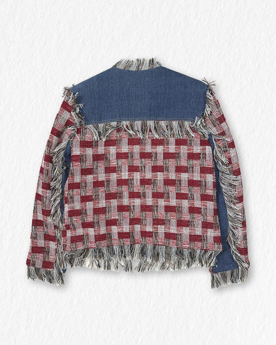 EVOK 트위드 데님 자켓 상품이미지2