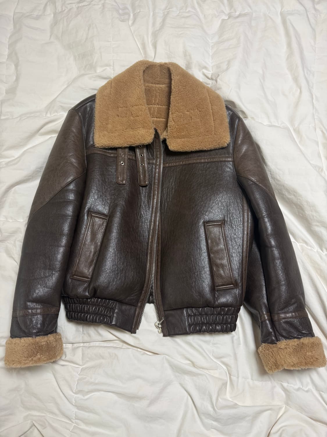 인스턴트펑크 에코 레더 무스탕 상품이미지1