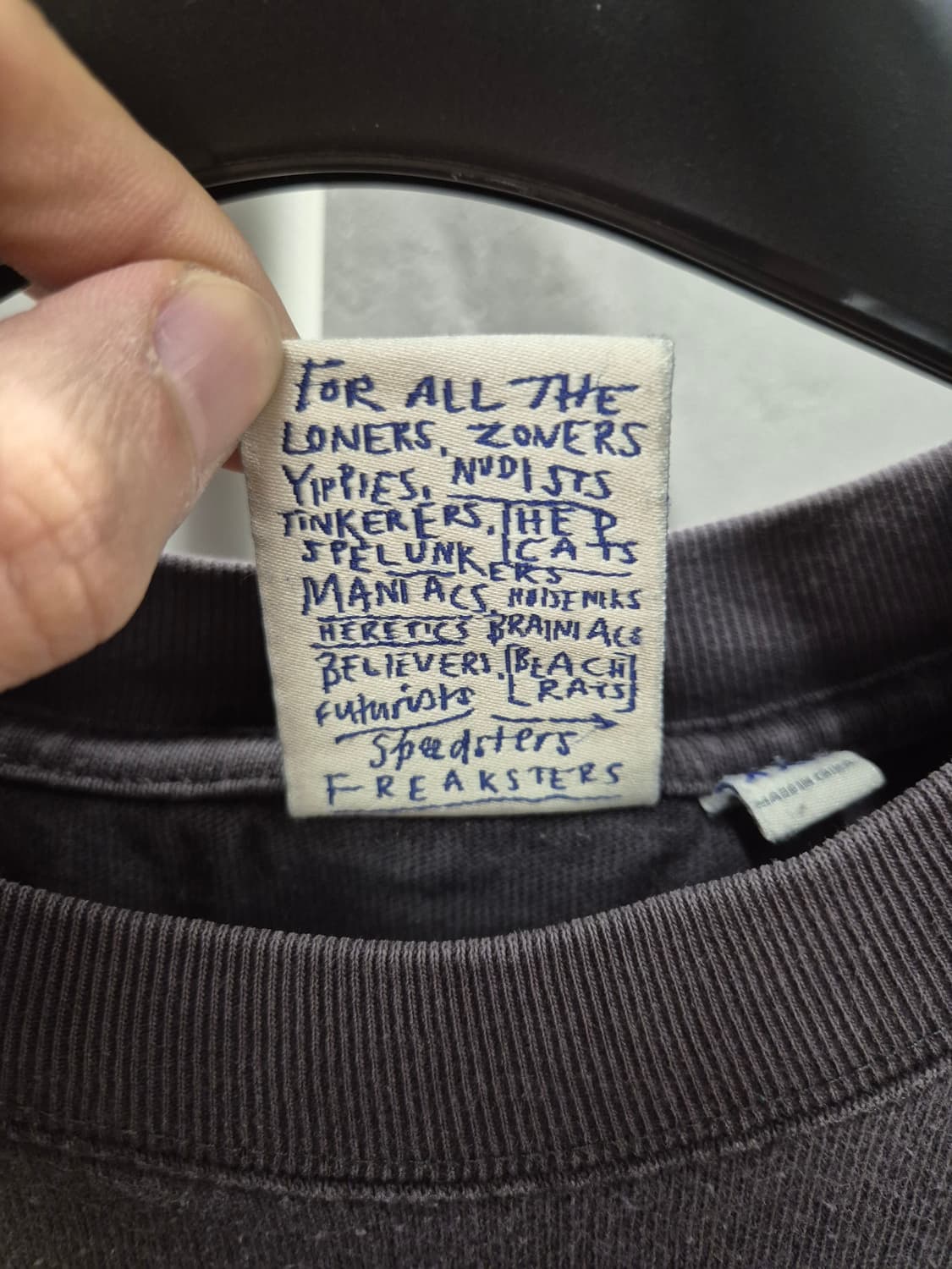 데우스 엑스 마키나 더스티 티셔츠 차콜 XXL 상품이미지6