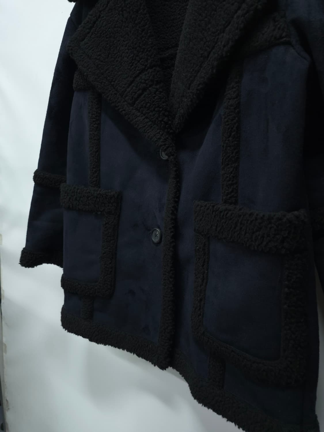 LAP(랩) 여성 무스탕 하프코트 S 상품이미지5