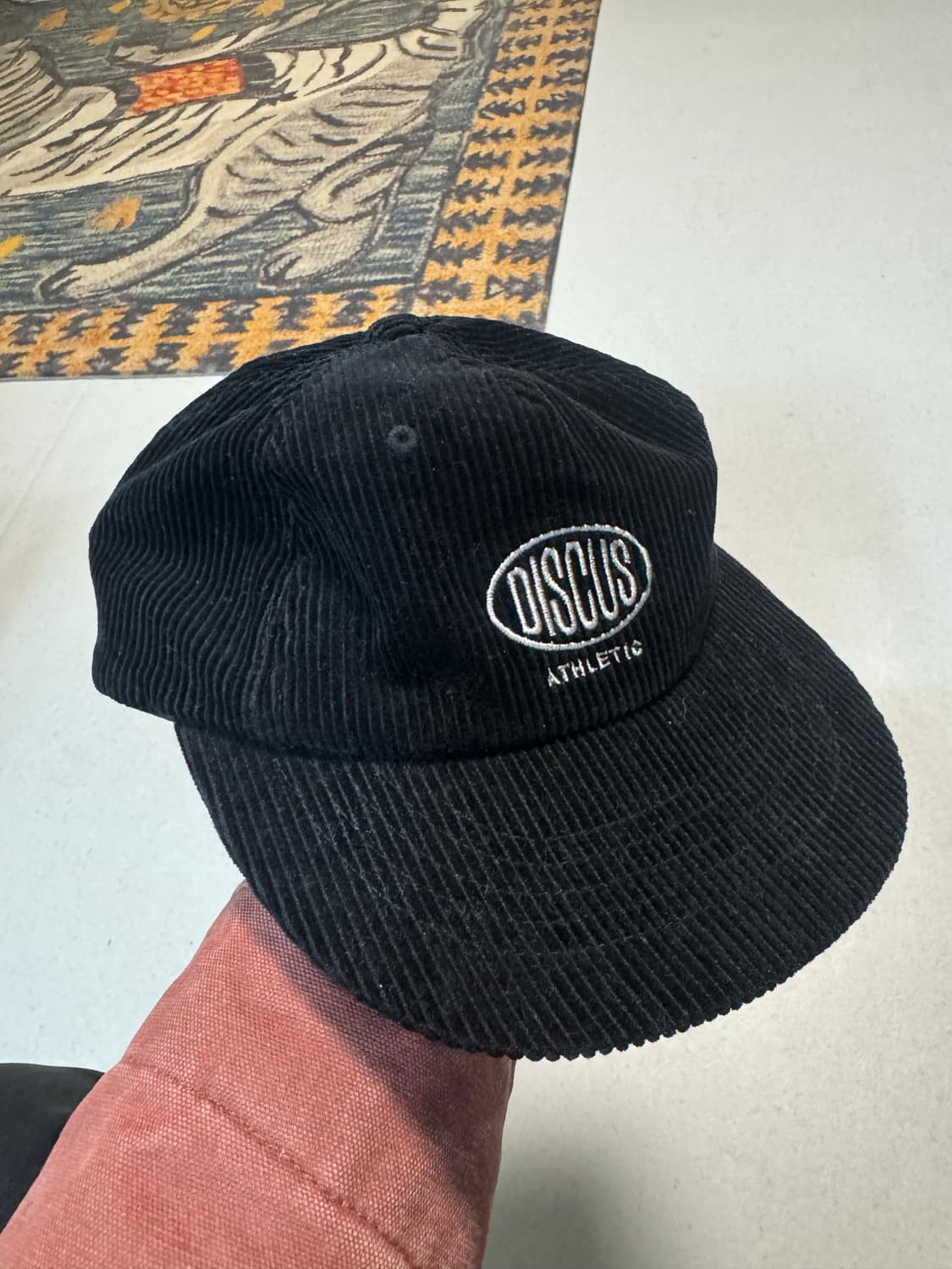 Discus 코듀로이 스냅백 블랙 모자 볼캡 트러커캡 캠프캡 상품이미지2