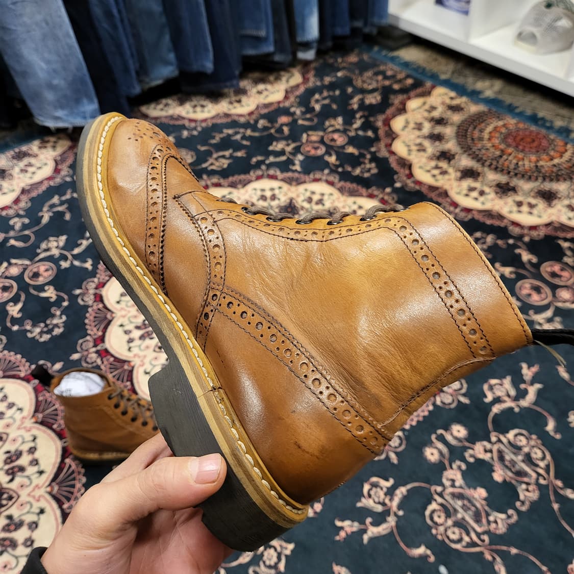 지안마크 모렐리 윙팁 워커 255m (EU40) 상품이미지5