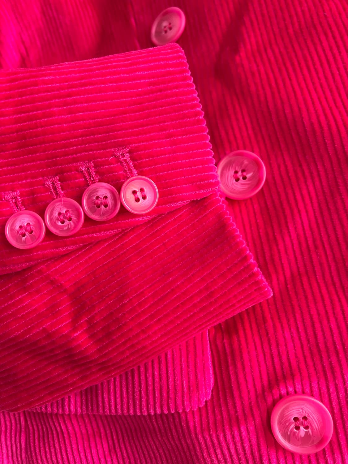 코스 코듀로이 블레이저 브라이트 핑크 자켓 상품이미지5