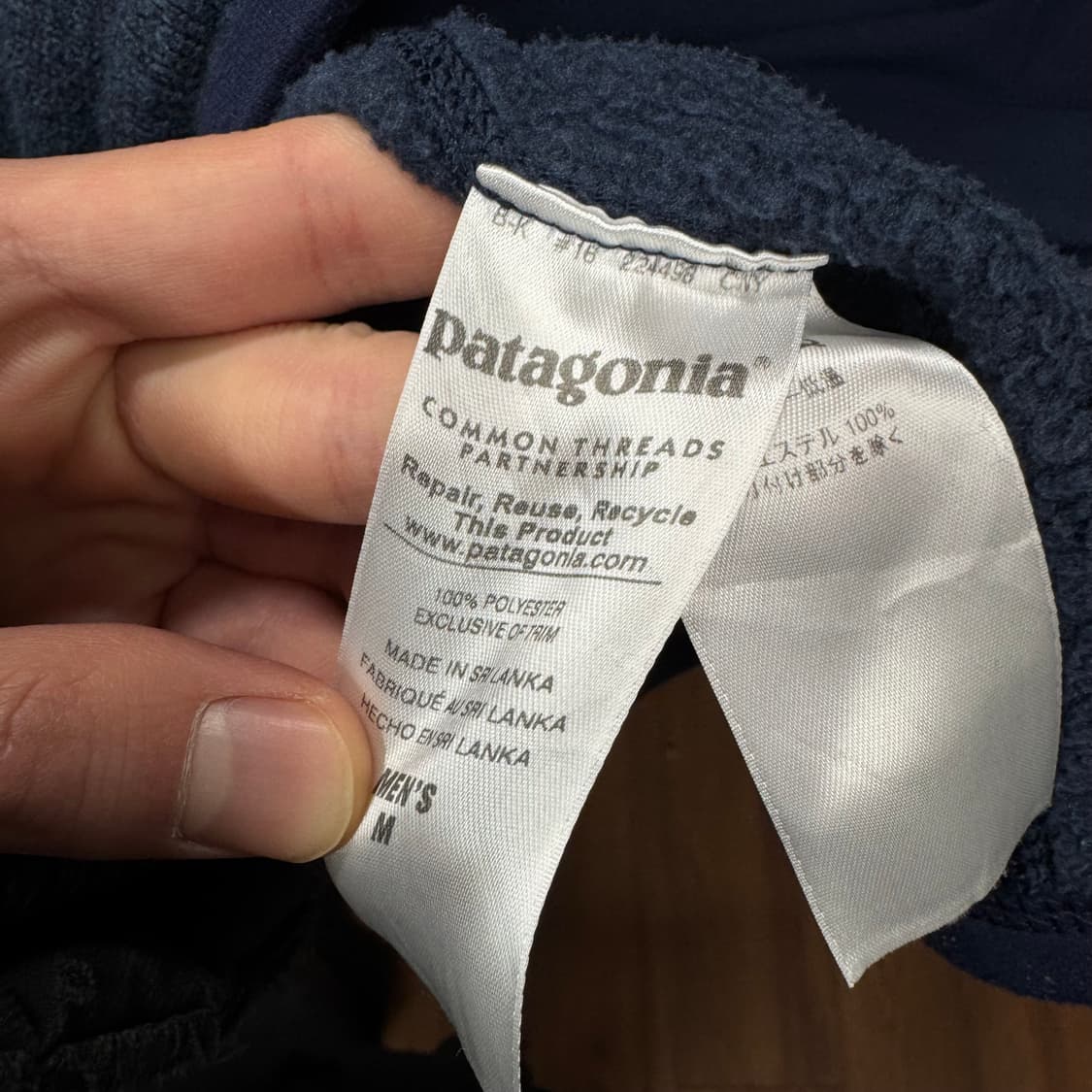 파타고니아 베터 스웨터 베스트 집업 전면 집업 포켓 포인트 네이비 상품이미지7