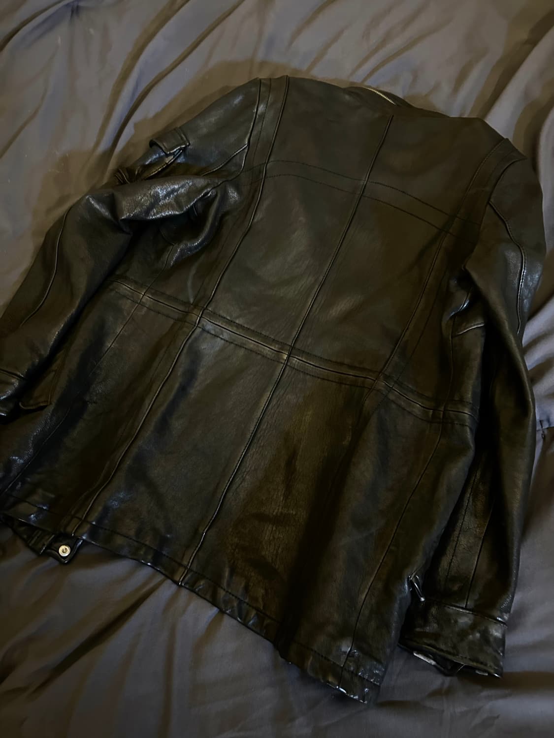 Sheep Skin Leather Coat Jacket 상품이미지5