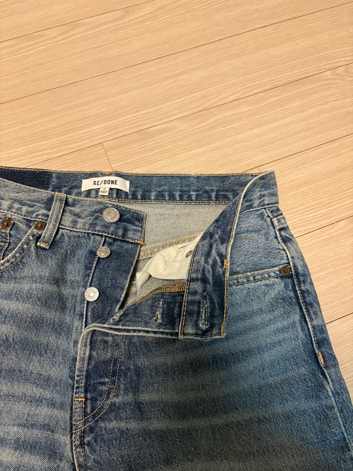 리던 와이드레그 데님 상품이미지5