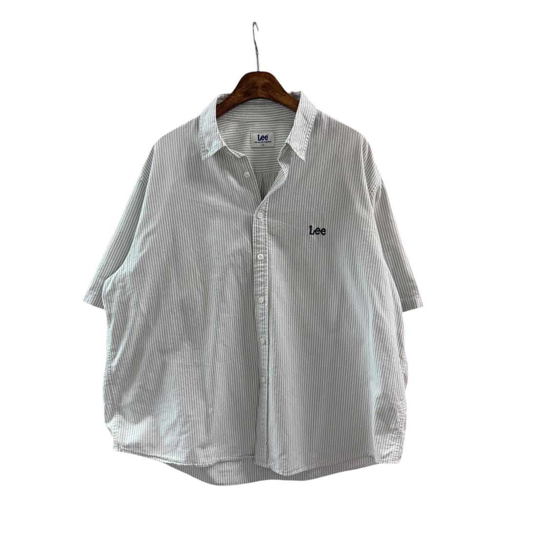 [L] 리 스트라이프 반팔셔츠 상품이미지3