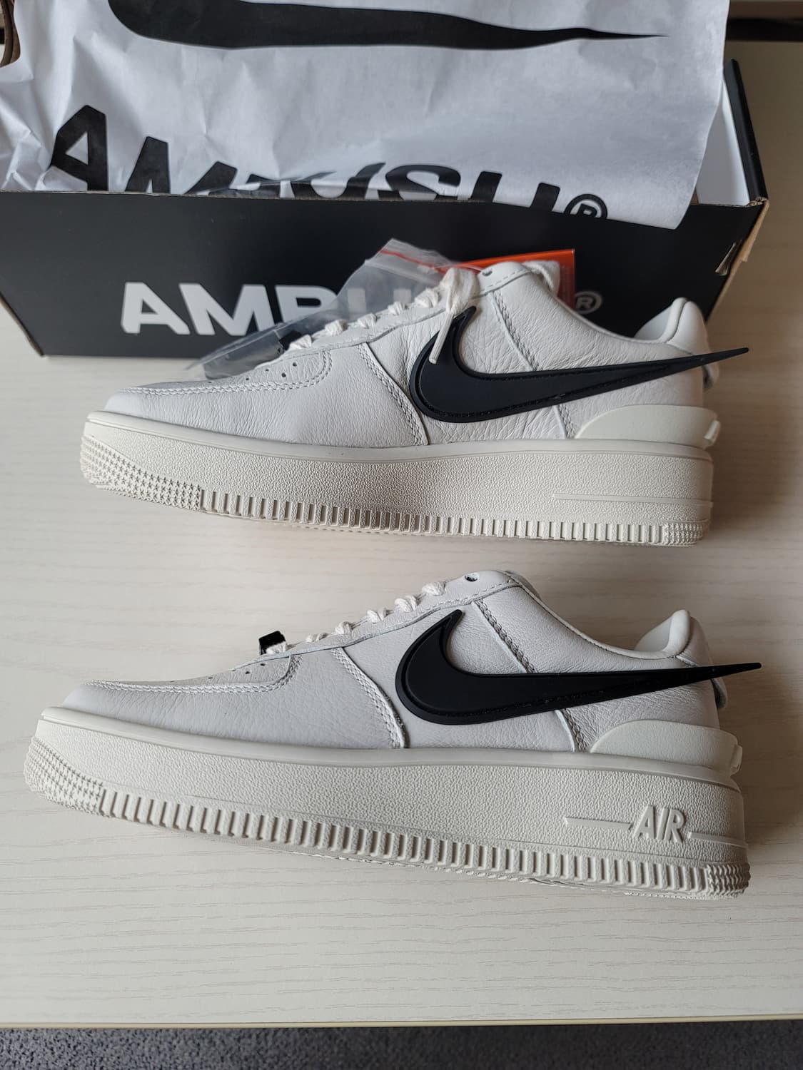 [230]나이키 x 앰부쉬 에어포스1 로우 SP 팬텀 화이트 상품이미지8