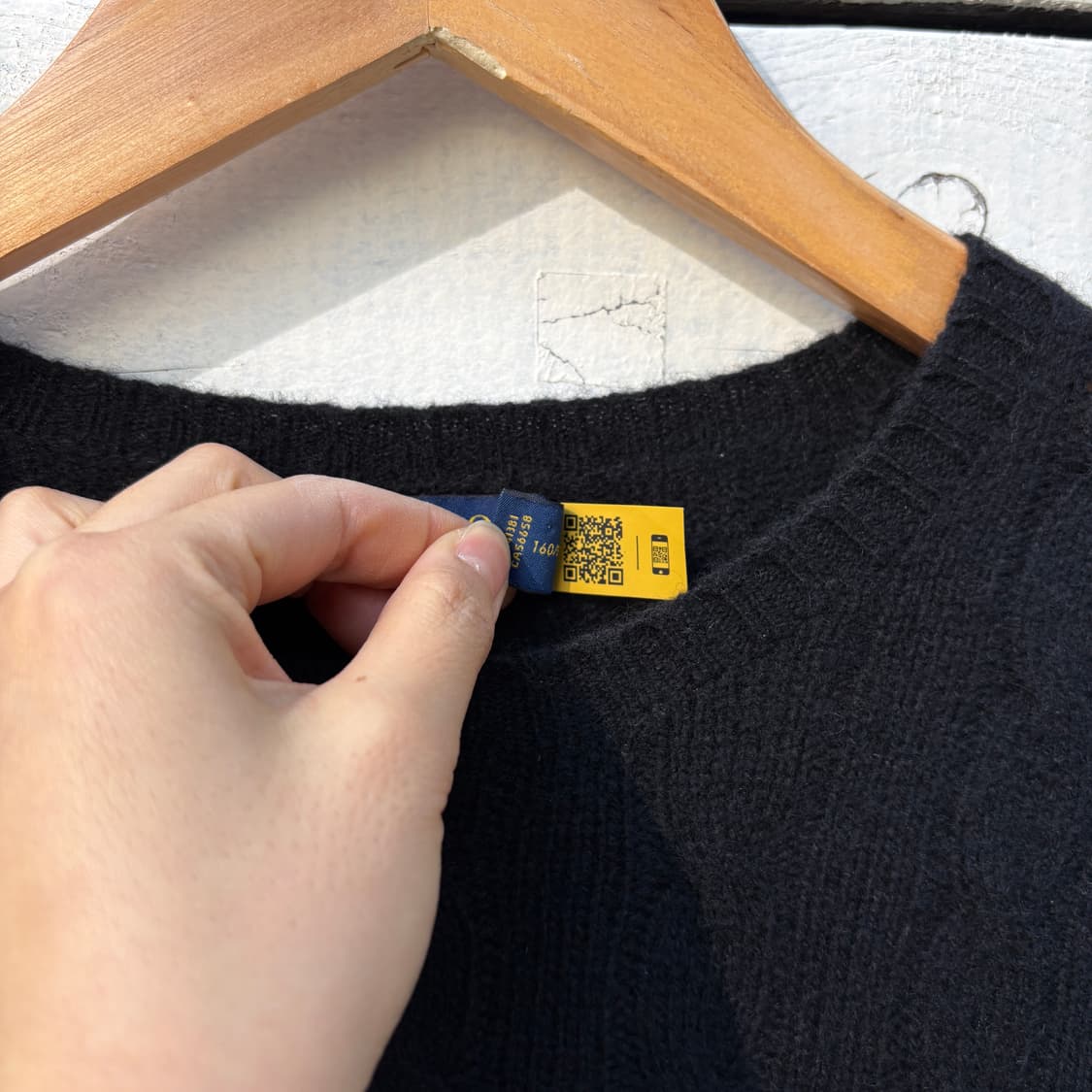 Polo 폴로 울 캐시미어 케이블 꽈배기 니트 상품이미지5