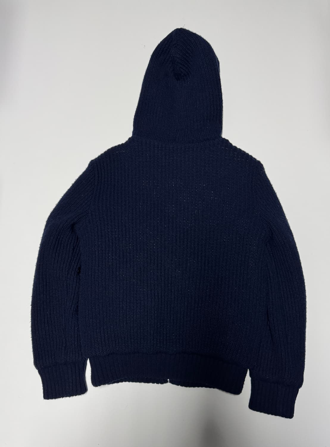 여성 지프 Jeep 와팬 와플 니트 후드 패딩 네이비 상품이미지2