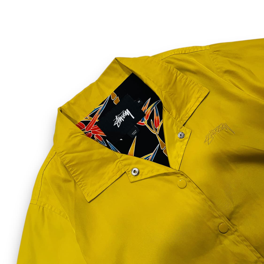스투시 머스타드 하와이안 나일론 반팔 셔츠 자켓 상품이미지2