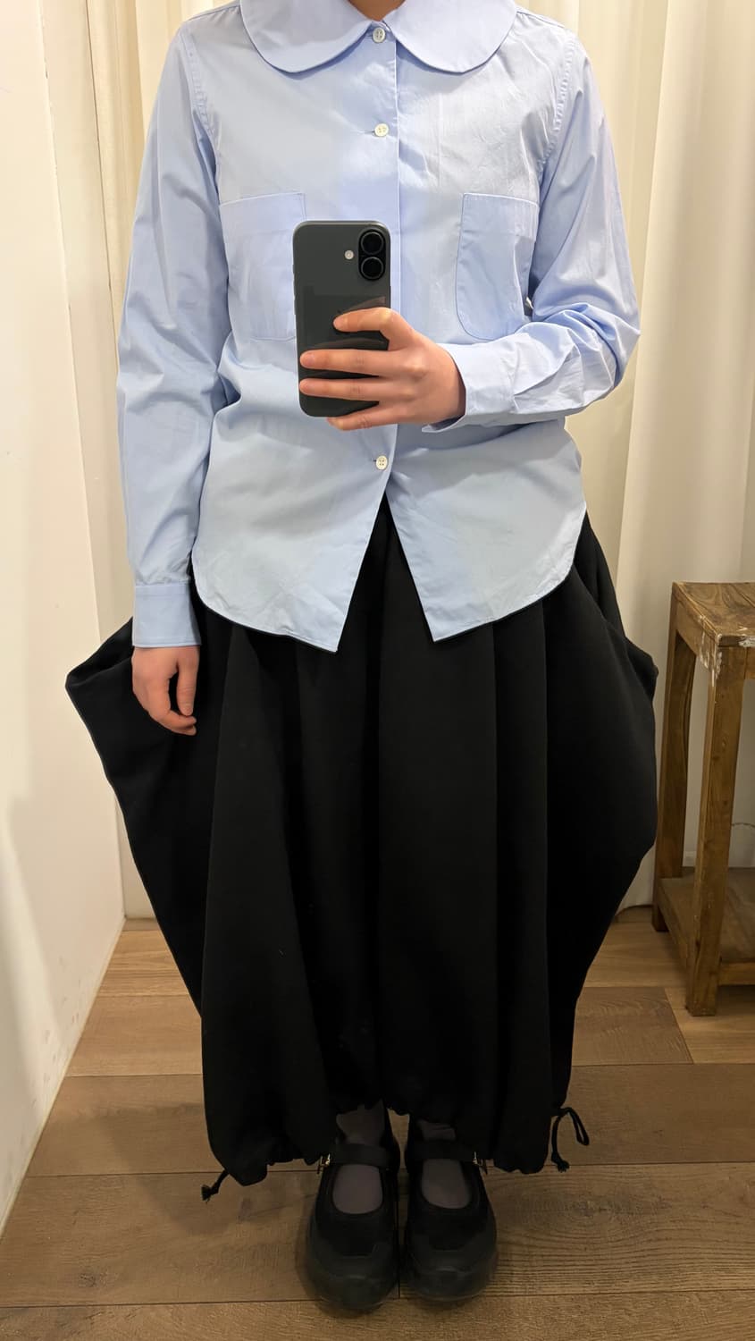 Side Transformed Balloon Shirring Skirt  상품이미지7