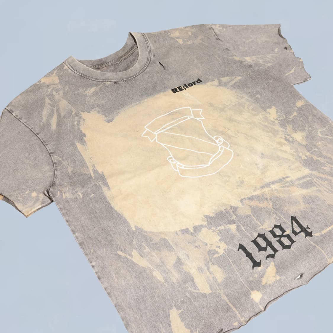 Vintage Wash 1984 semi crop Tee 상품이미지6