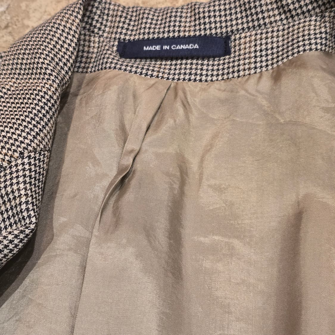 90s CHAPS Ralph Lauren 클래식 하운드투스 체크 재킷 상품이미지3