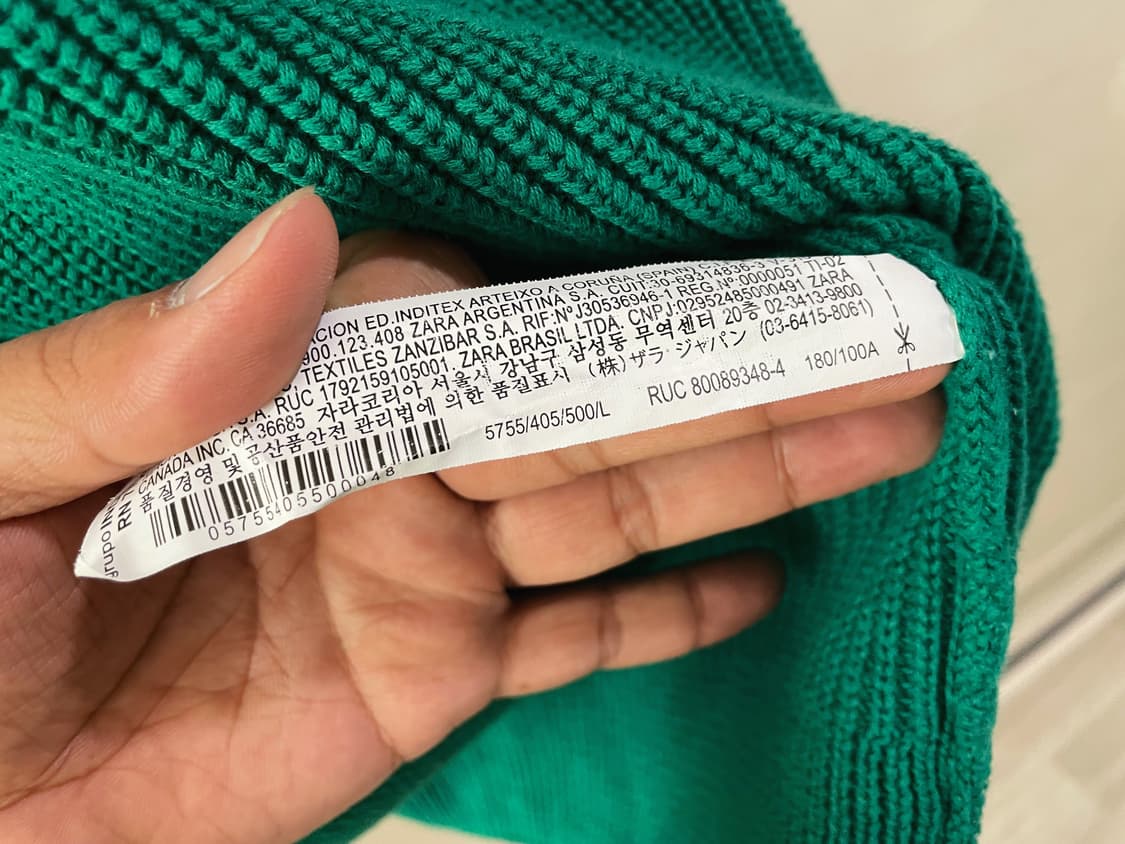 자라 / 와플 니트, 남성 니트 / L(105) 상품이미지8