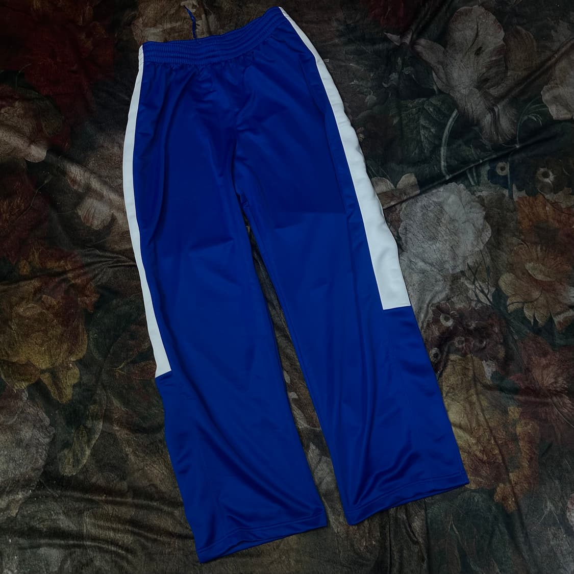 나이키 빈티지 사이드버튼 블루와이드트랙팬츠 XXL 상품이미지1