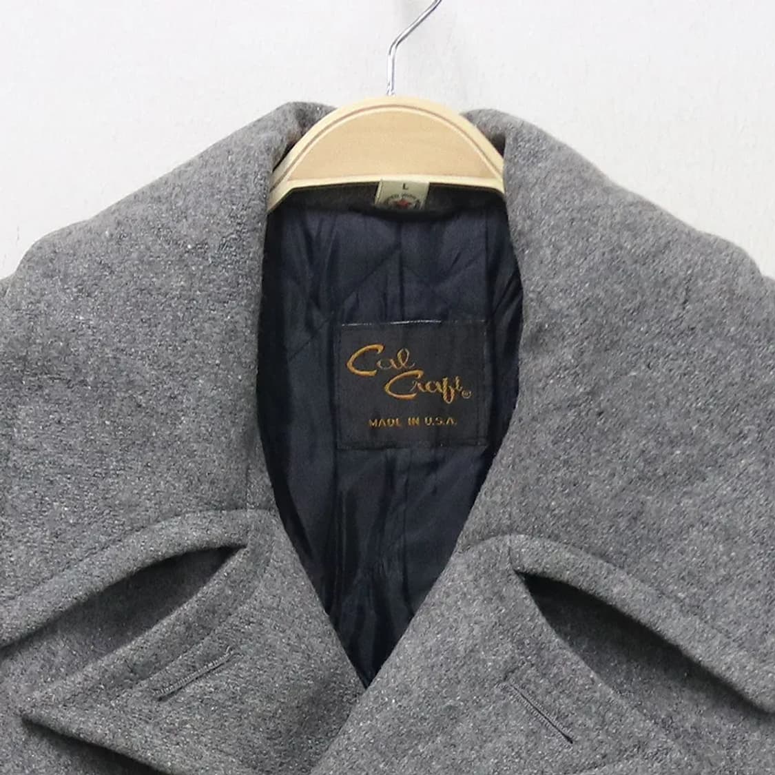 CAL CRAFT 울 더블 숏 코트 60144 상품이미지3