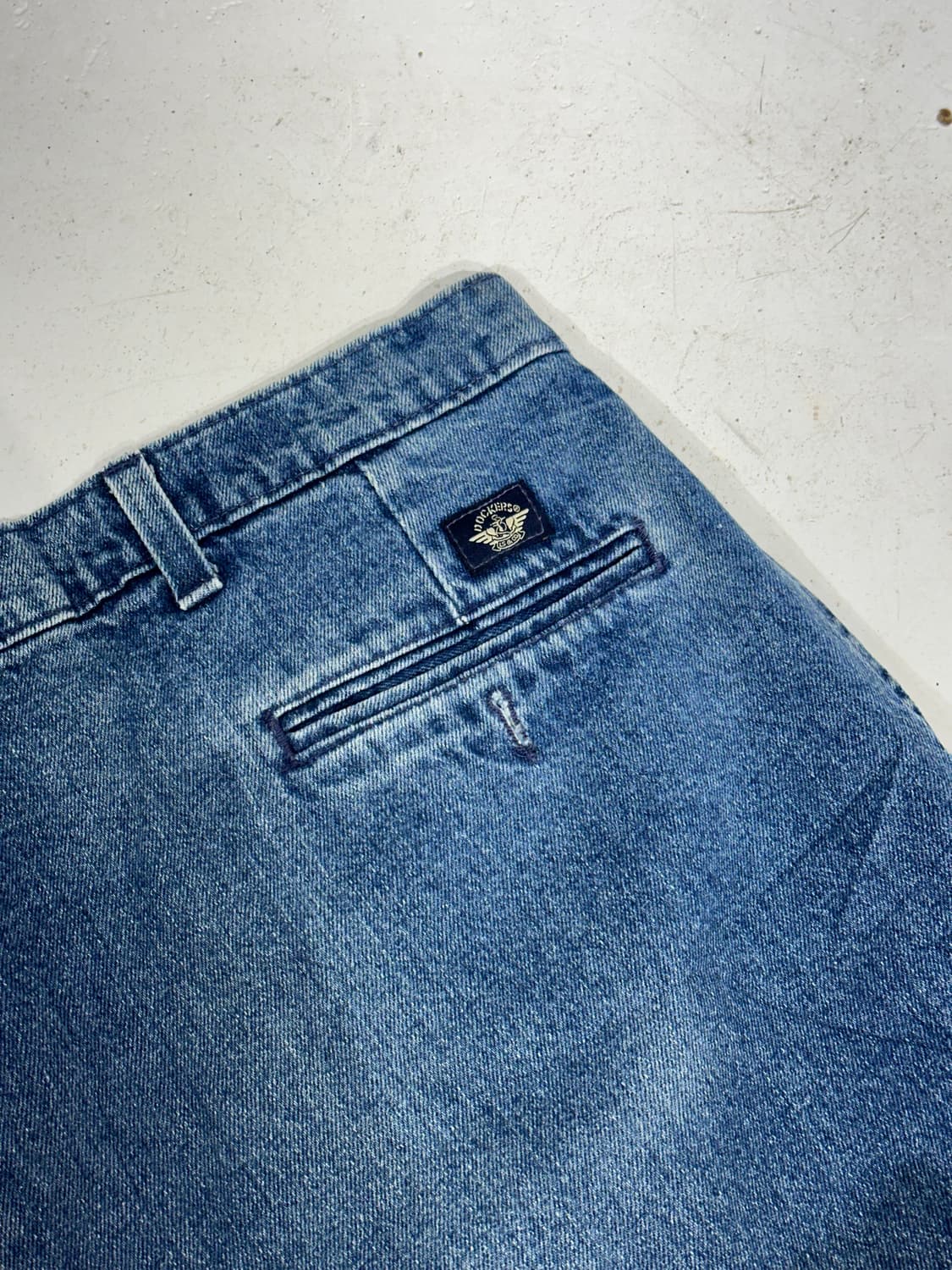 90s 도커스 중청 와이드 핀턱 힙합 데님 팬츠 청바지 상품이미지6