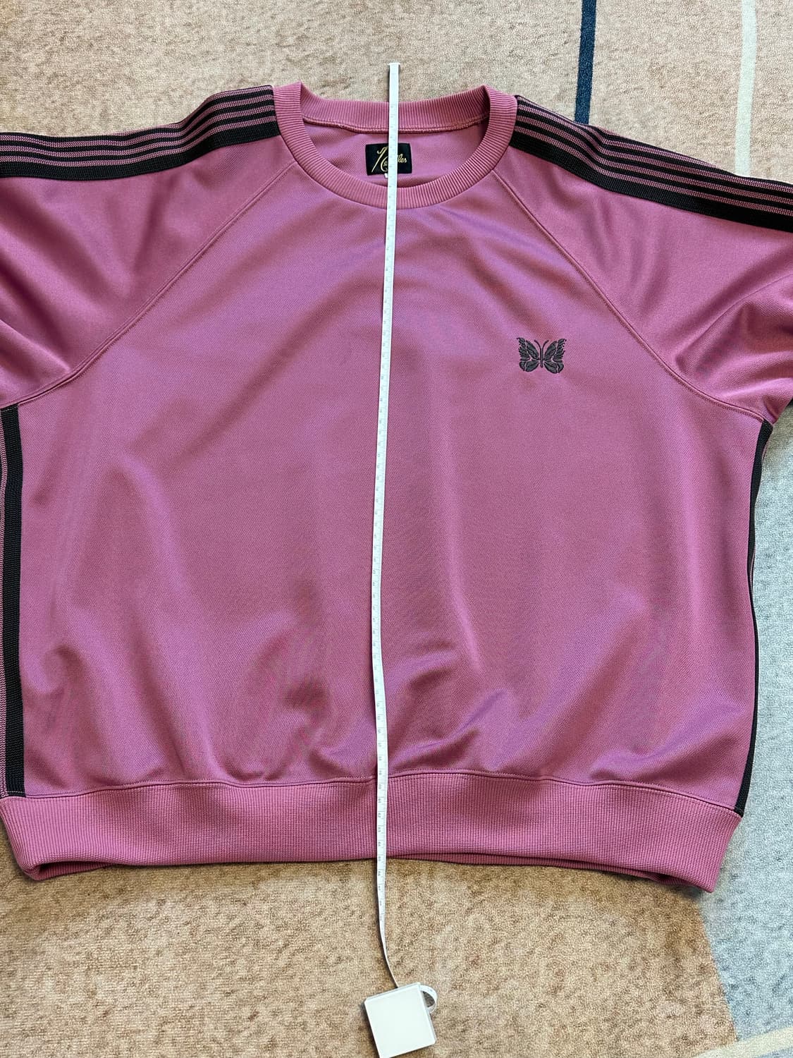 [M] 니들스(Needles) 트랙 크루넥 폴리 스무스 스모크 핑크 상품이미지7