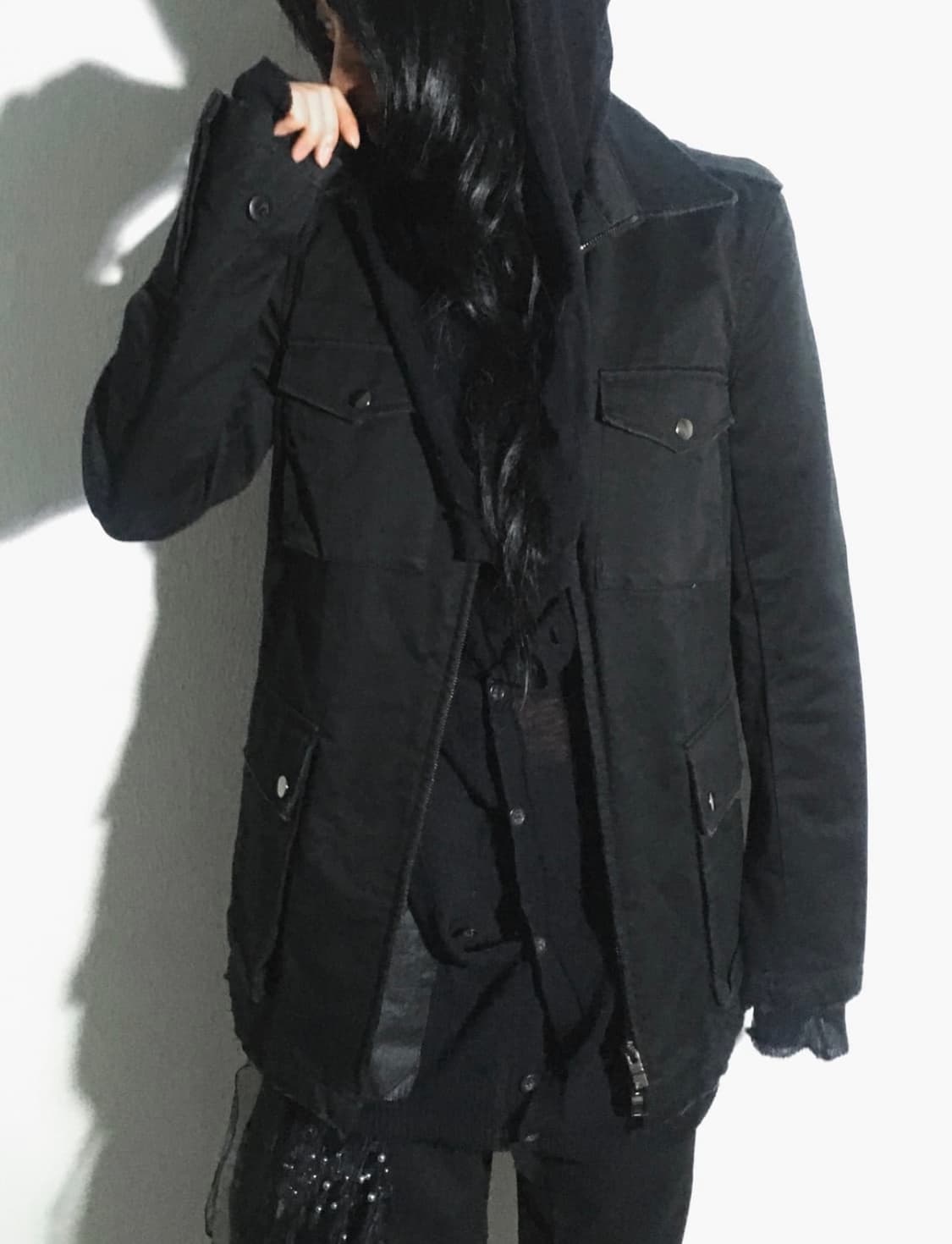 wjk grunge details 필드자켓 상품이미지3