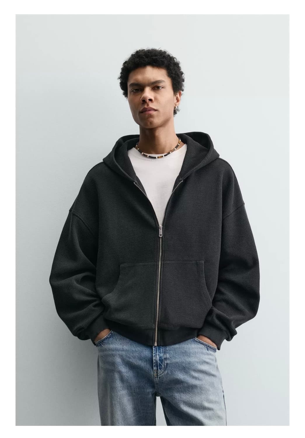 (새상품) 자라 니트 후드집업 상품이미지4