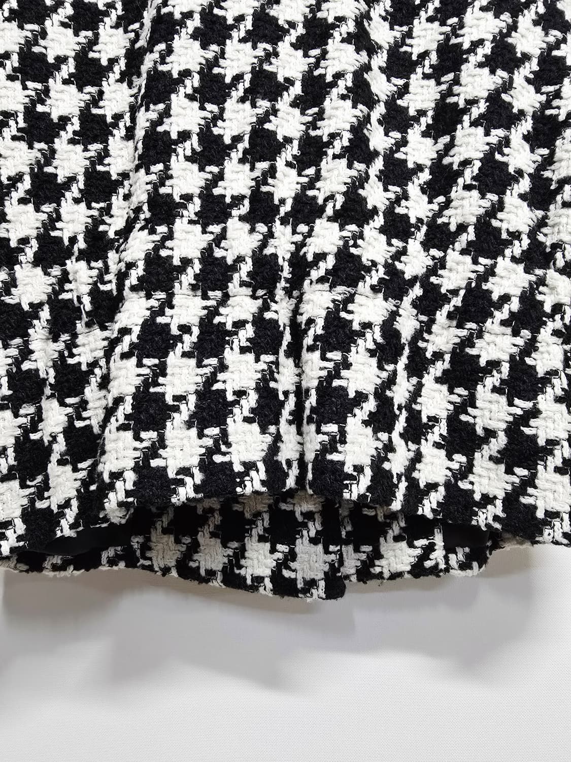 톰보이 하운드투스 트위드 하프 코트 자켓 90 상품이미지6