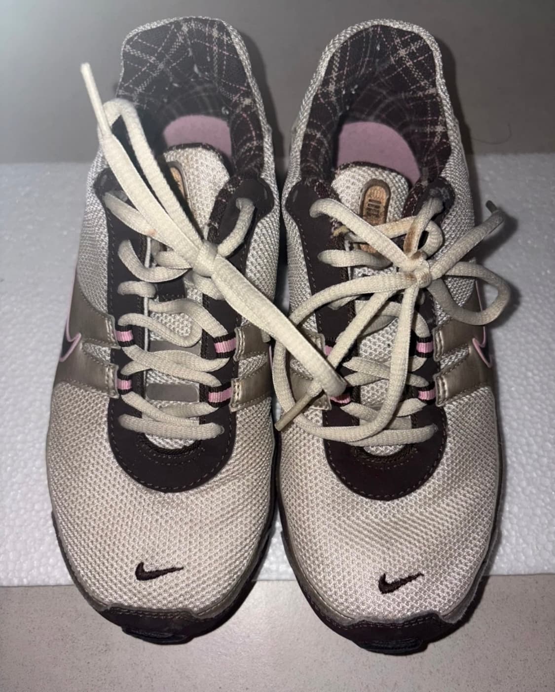 (빈티지) 나이키 샥스 운동화 브라운/핑크 240 상품이미지2