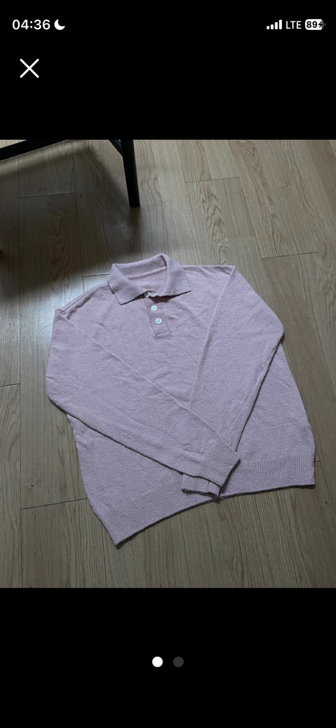 유스 핑크 스웨터(M) 상품이미지1