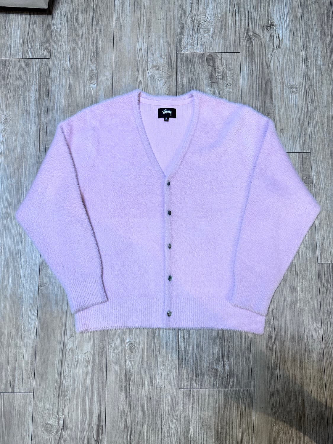 스투시 쉐기 가디건 라이트 핑크 상품이미지1