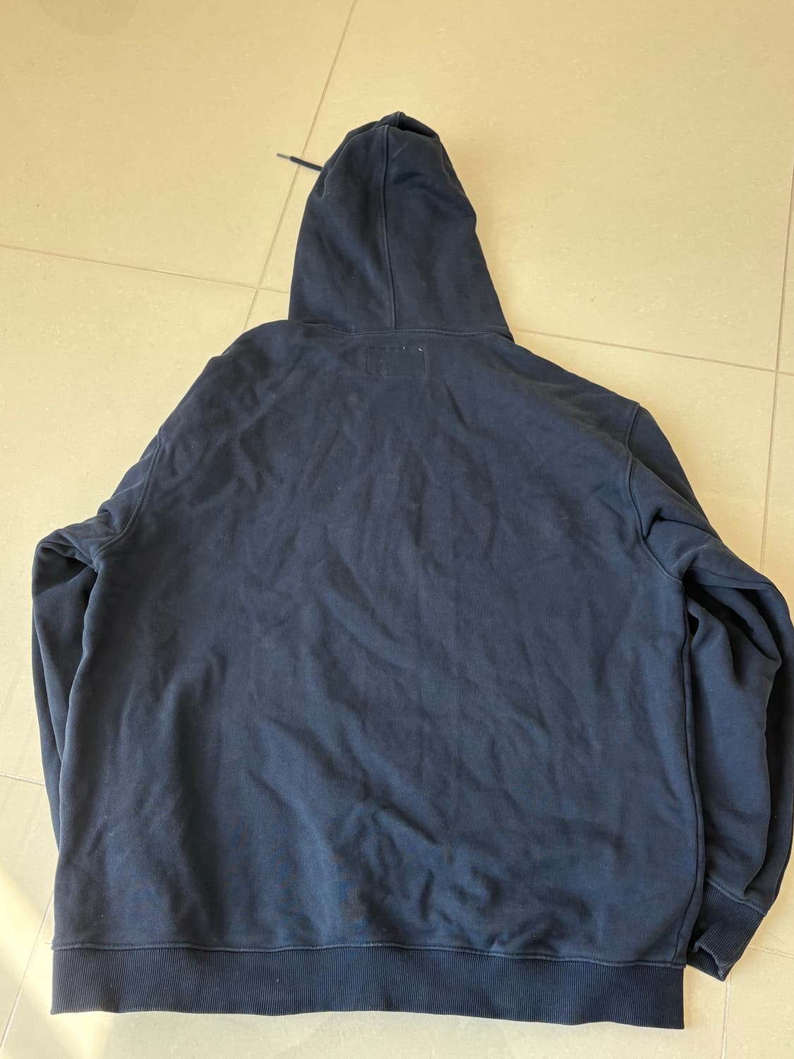 예스아이씨 아치로고  후디 네이비 상품이미지2