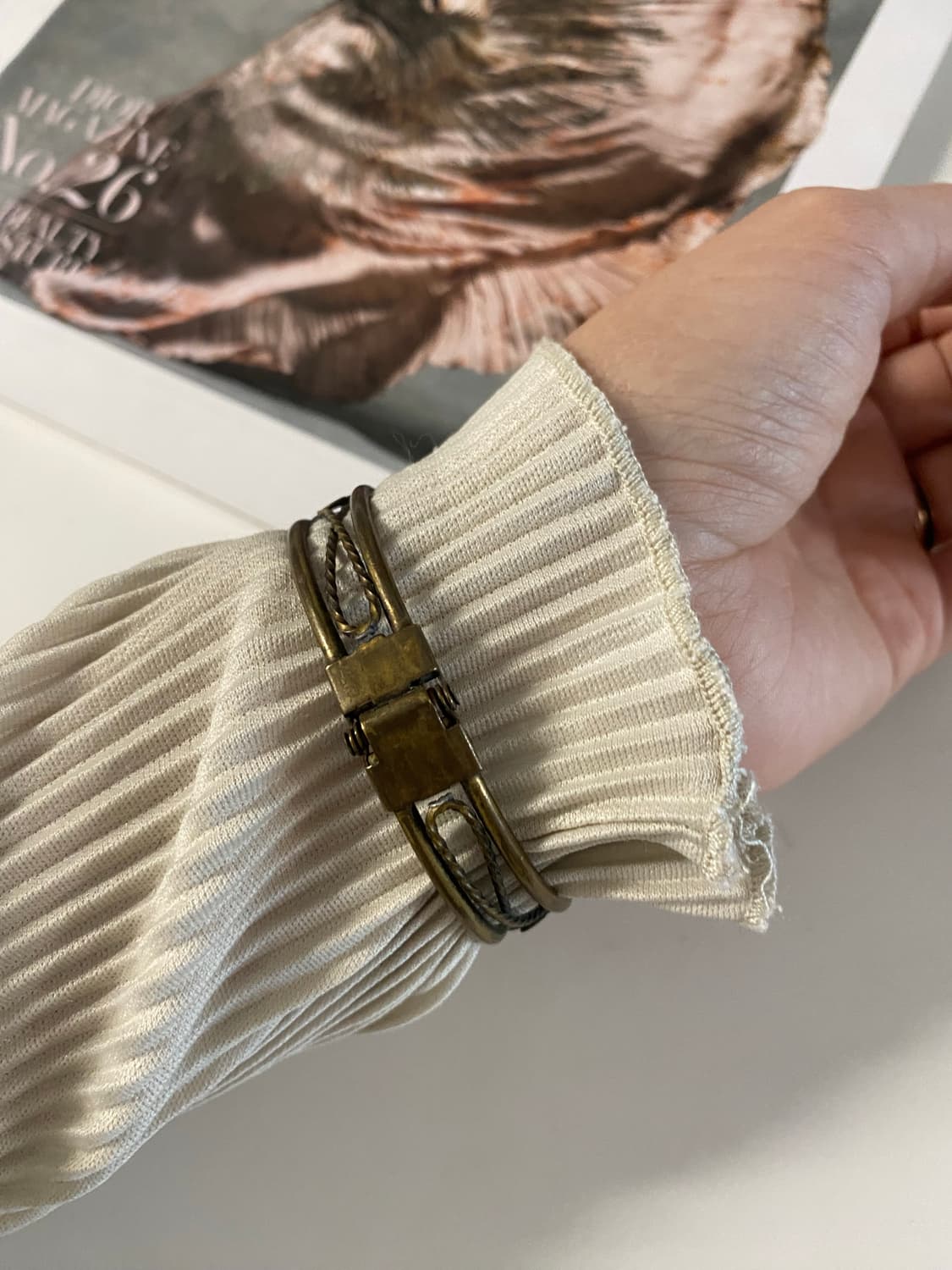 빈티지 카보숑 스톤 팔찌 뱅글 팔찌 상품이미지4