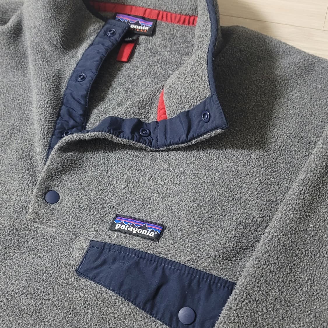 [L] 파타고니아 신칠라 라이트웨이트 니켈/네이비 상품이미지3
