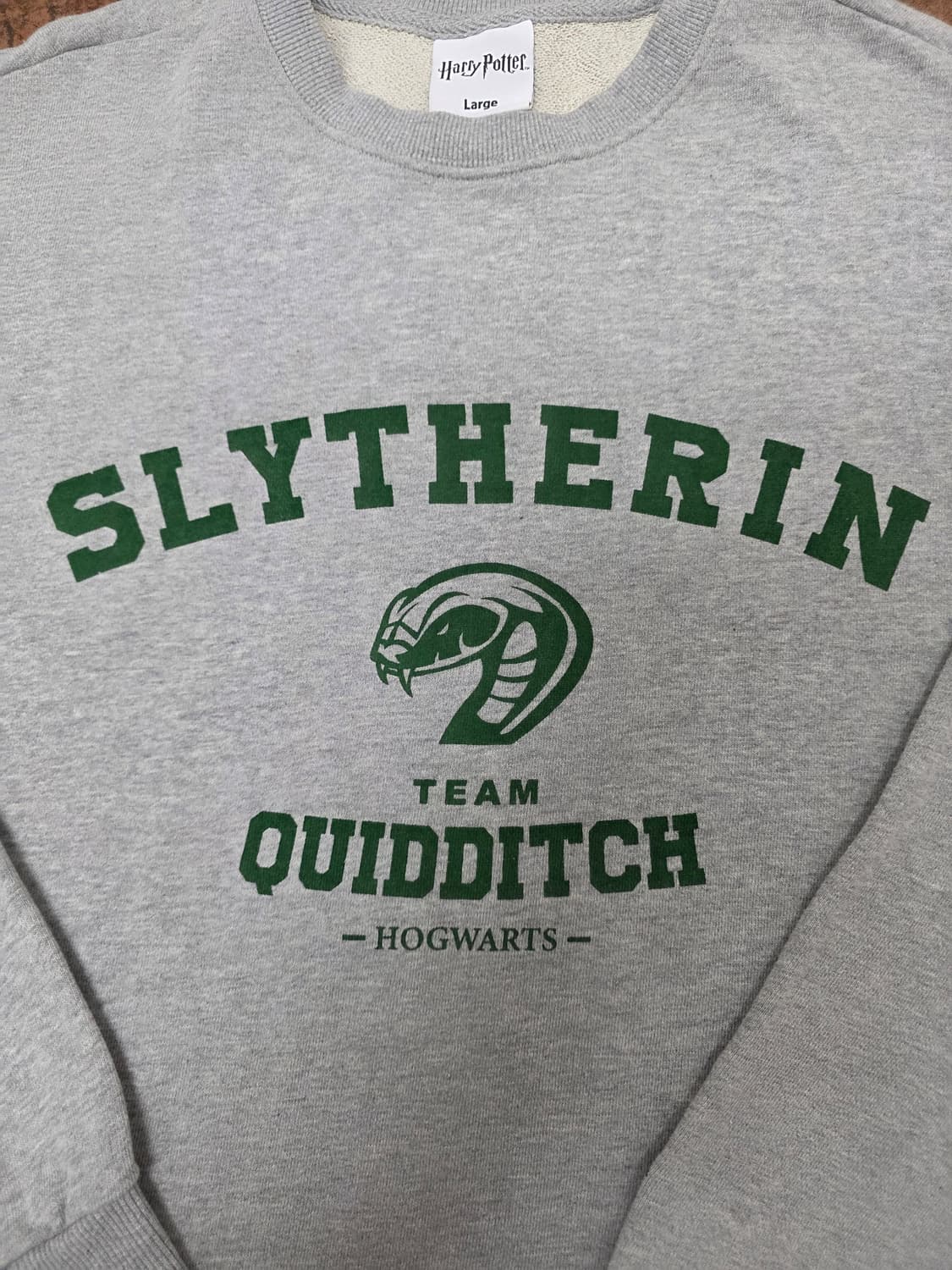 해리포터 슬리데린 퀴디치팀 맨투맨 L 상품이미지3