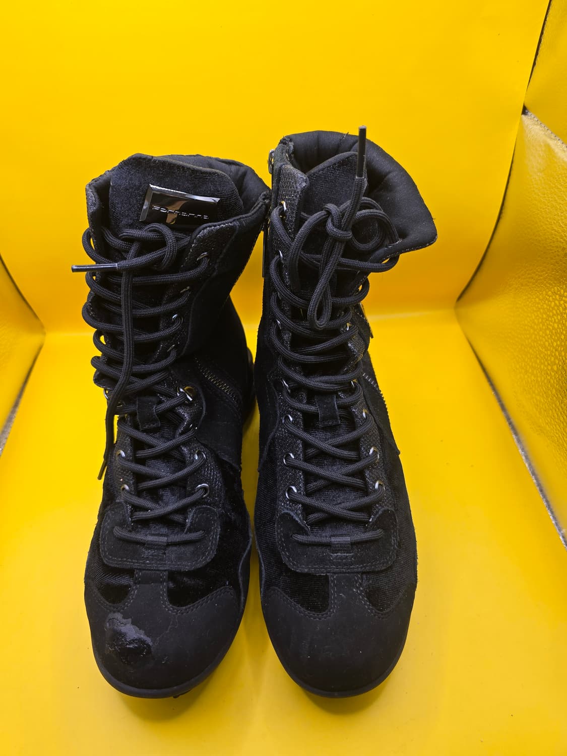 포나리나 프리미엄 럭스 벨벳 앵클부츠 스니커즈 245 상품이미지1