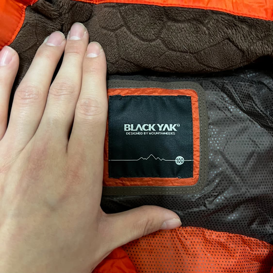 블랙야크 남성 윈드스토퍼 구스다운 패딩 L/100  상품이미지7