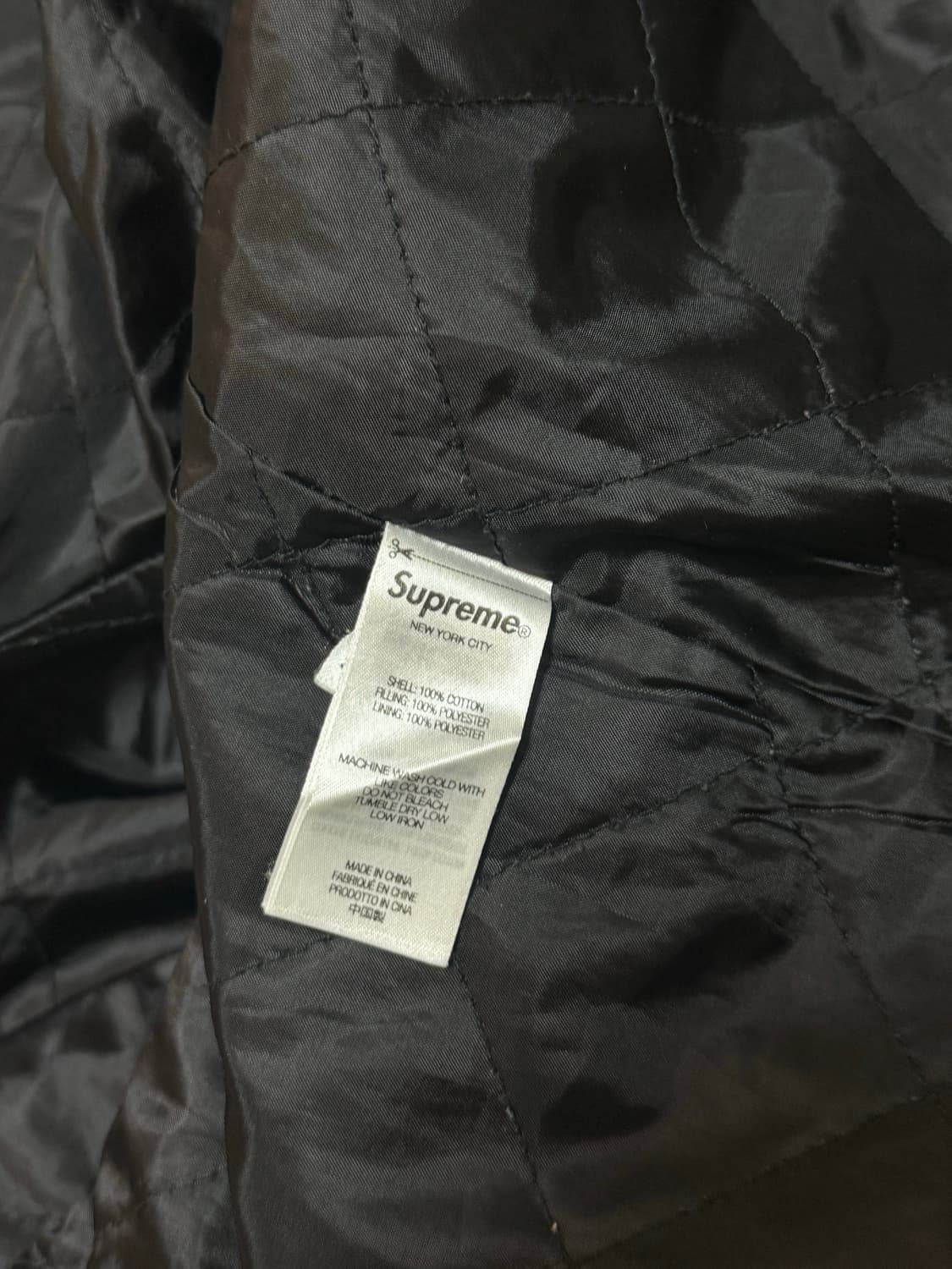 슈프림 블랙/체크 셔츠 상품이미지7