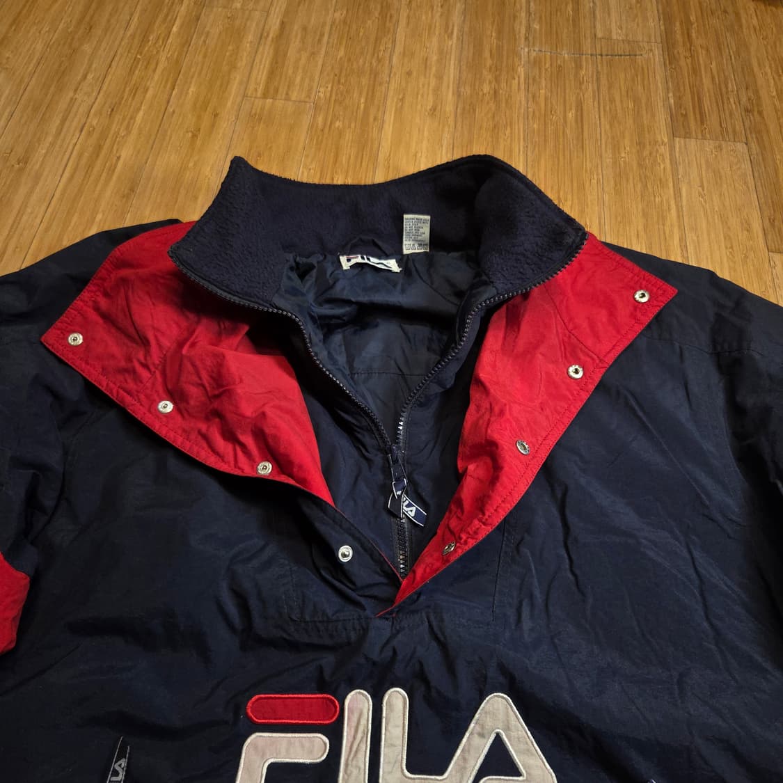 올드스쿨 필라 빅로고 아노락 점퍼 (실2XL)
 상품이미지5