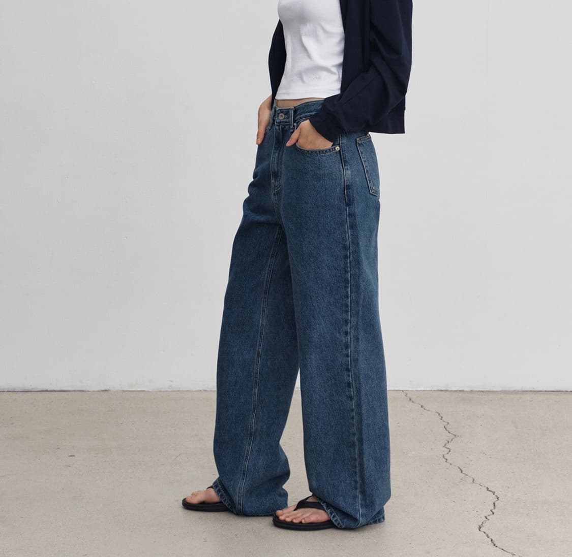 CORE DE 코어드 클래식 딥 블루 데님 상품이미지2