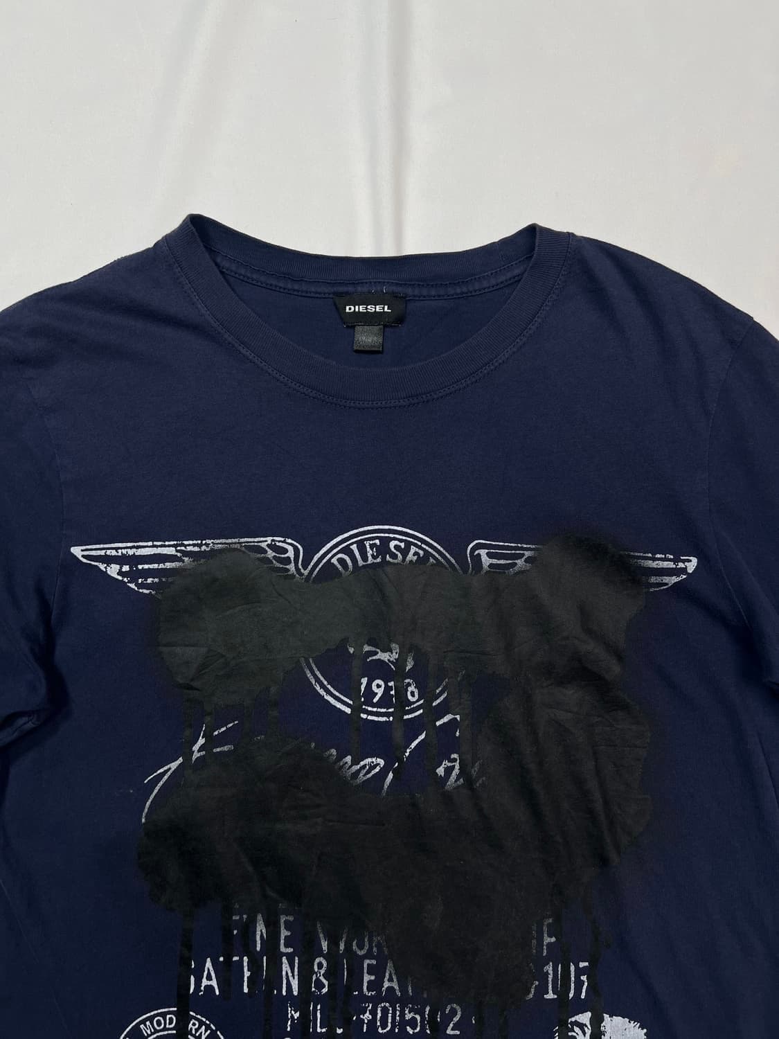 spray detail t-shirt 디젤 스프레이 반팔 상품이미지3