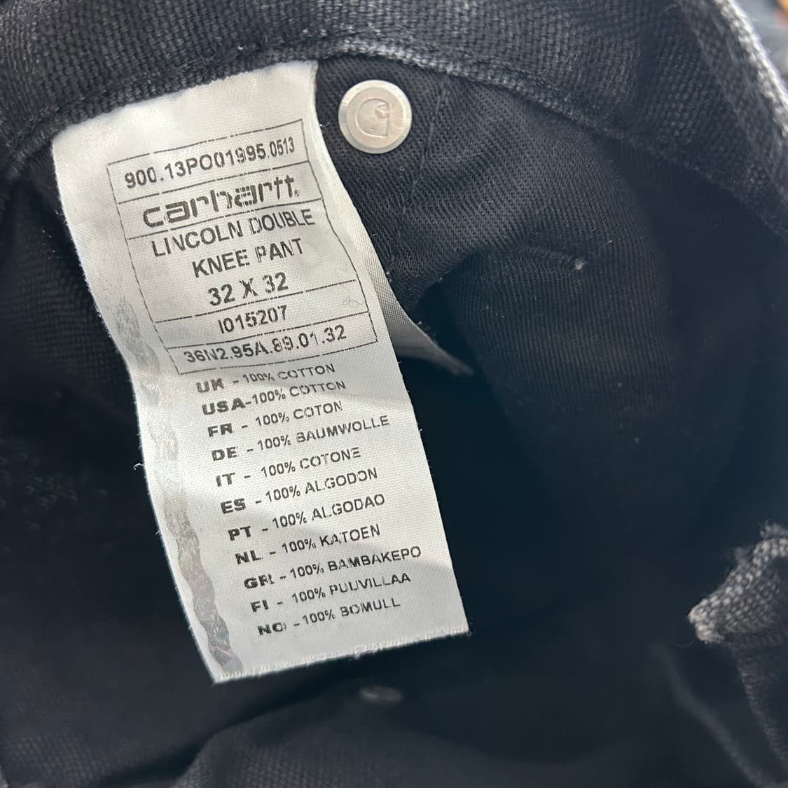 칼하트 링컨 더블니 워크 카펜터 팬츠 상품이미지8