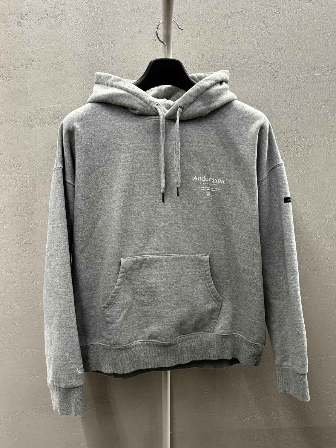 앤더슨벨 Andersson 회색 후드티 L 상품이미지2