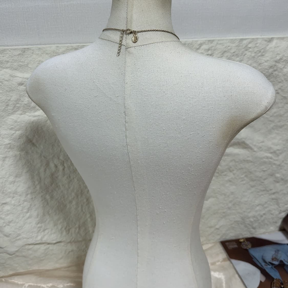 빈티지 envious 해머링 V 랩 디자인 목걸이 상품이미지3