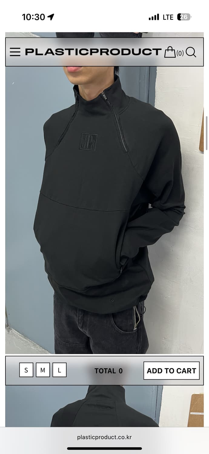 플라스틱 프로덕트 SOFT-SHELL HALF ZIP 상품이미지2