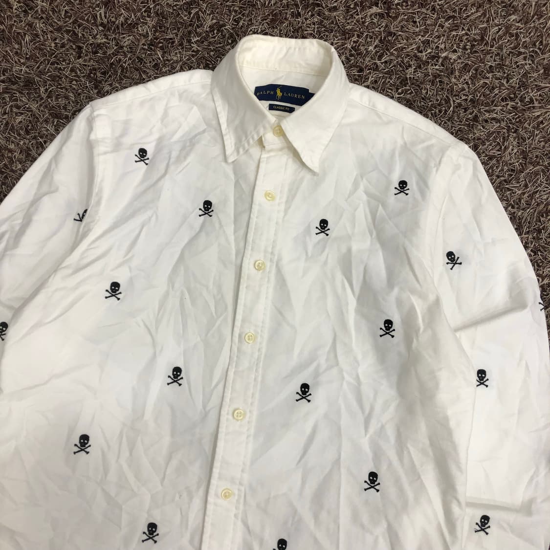 폴로 랄프로렌 스컬 자수 셔츠 상품이미지3