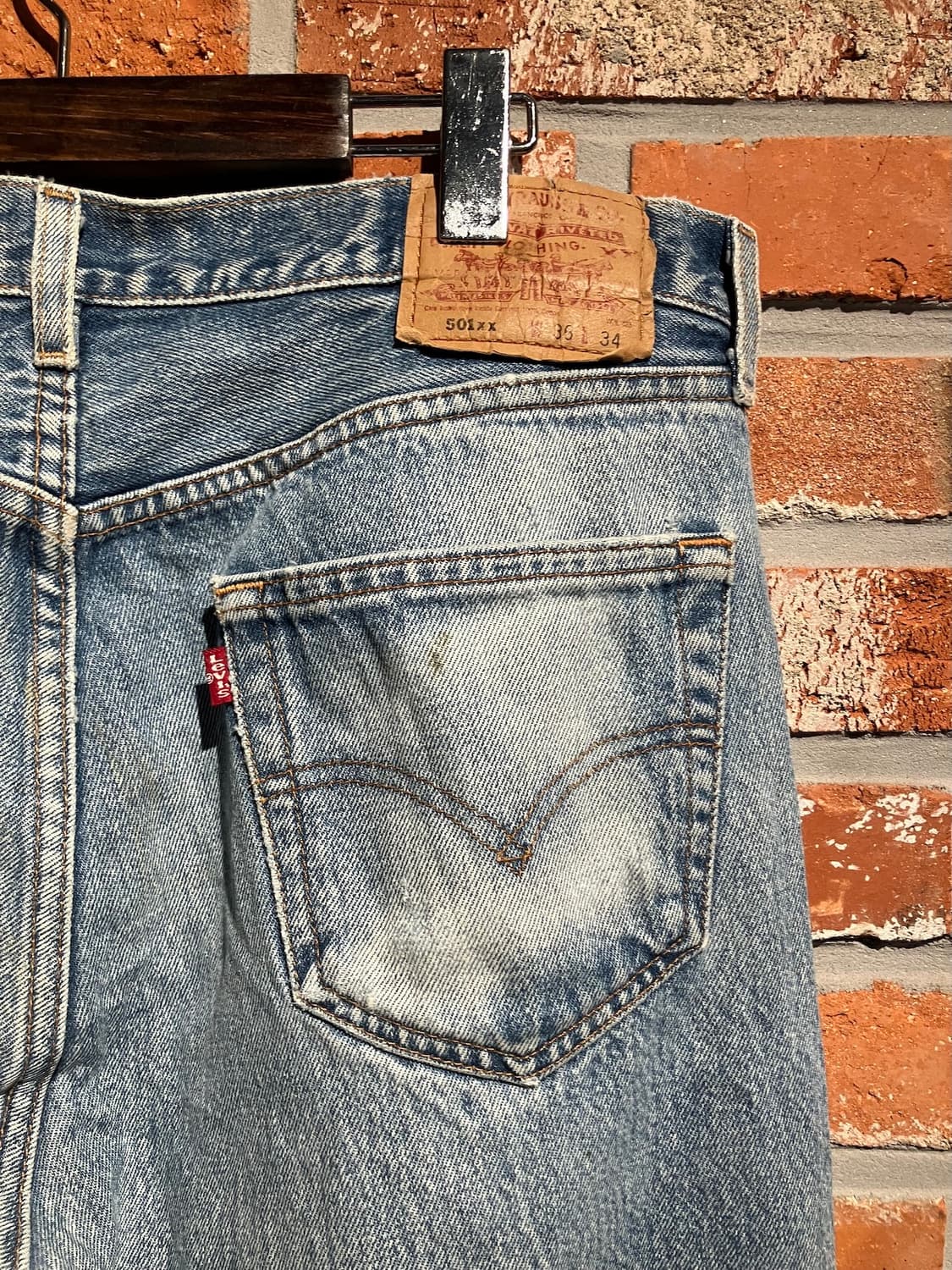 00s 빈티지 리바이스 501 데님 팬츠 상품이미지6