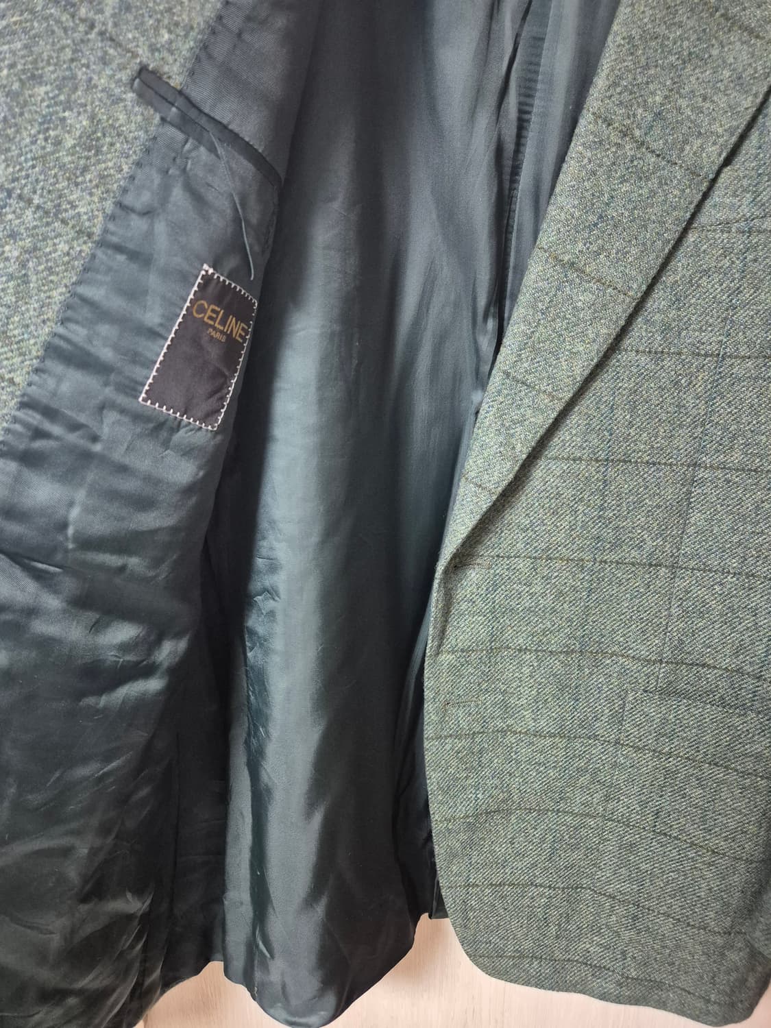 (정품) 올드 셀린느 퓨어울 자켓 블레이져 50 남성 이태리 상품이미지6