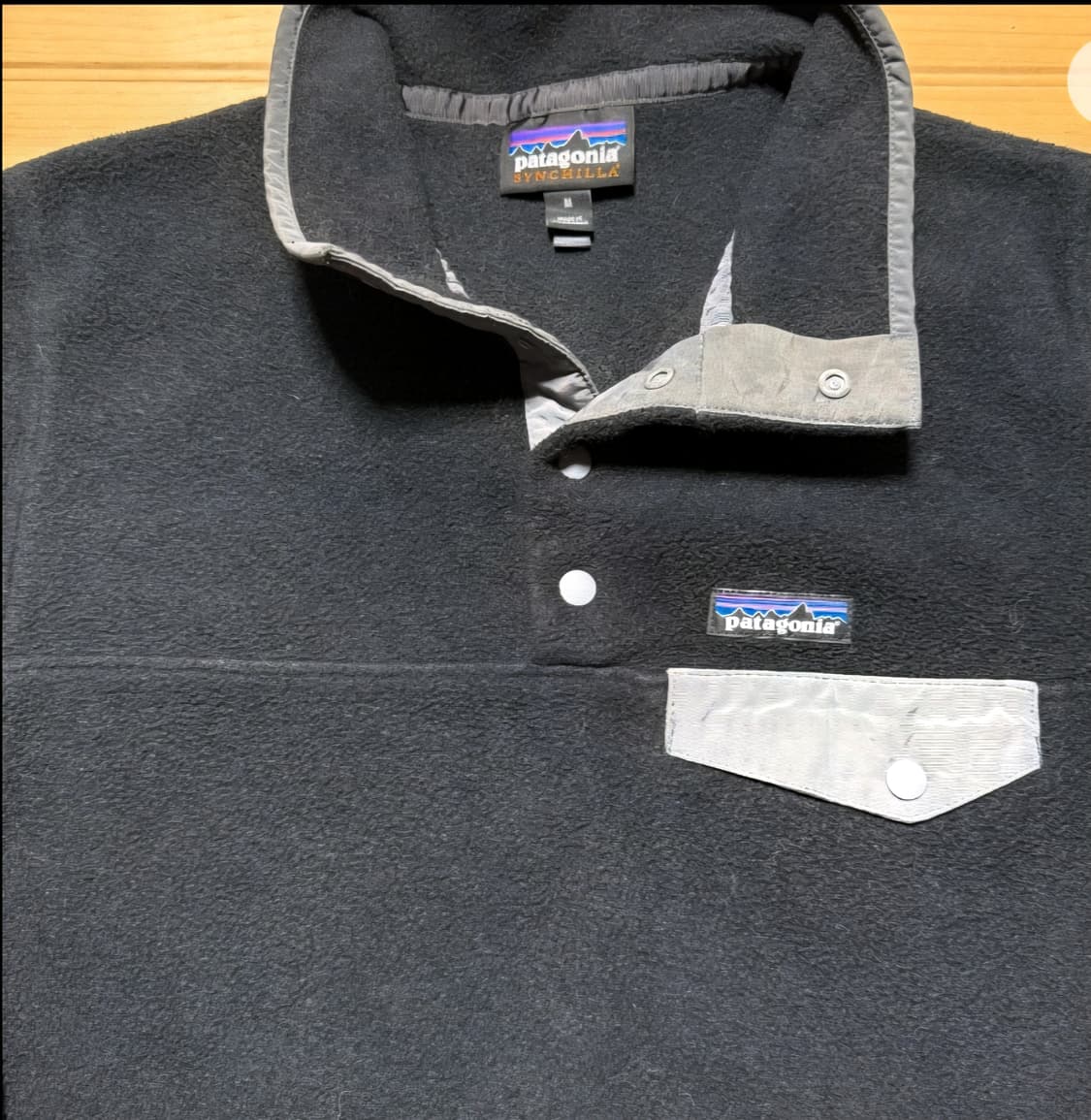파타고니아 신칠라 포지 그레이 블랙 팝니다(M) 상품이미지3