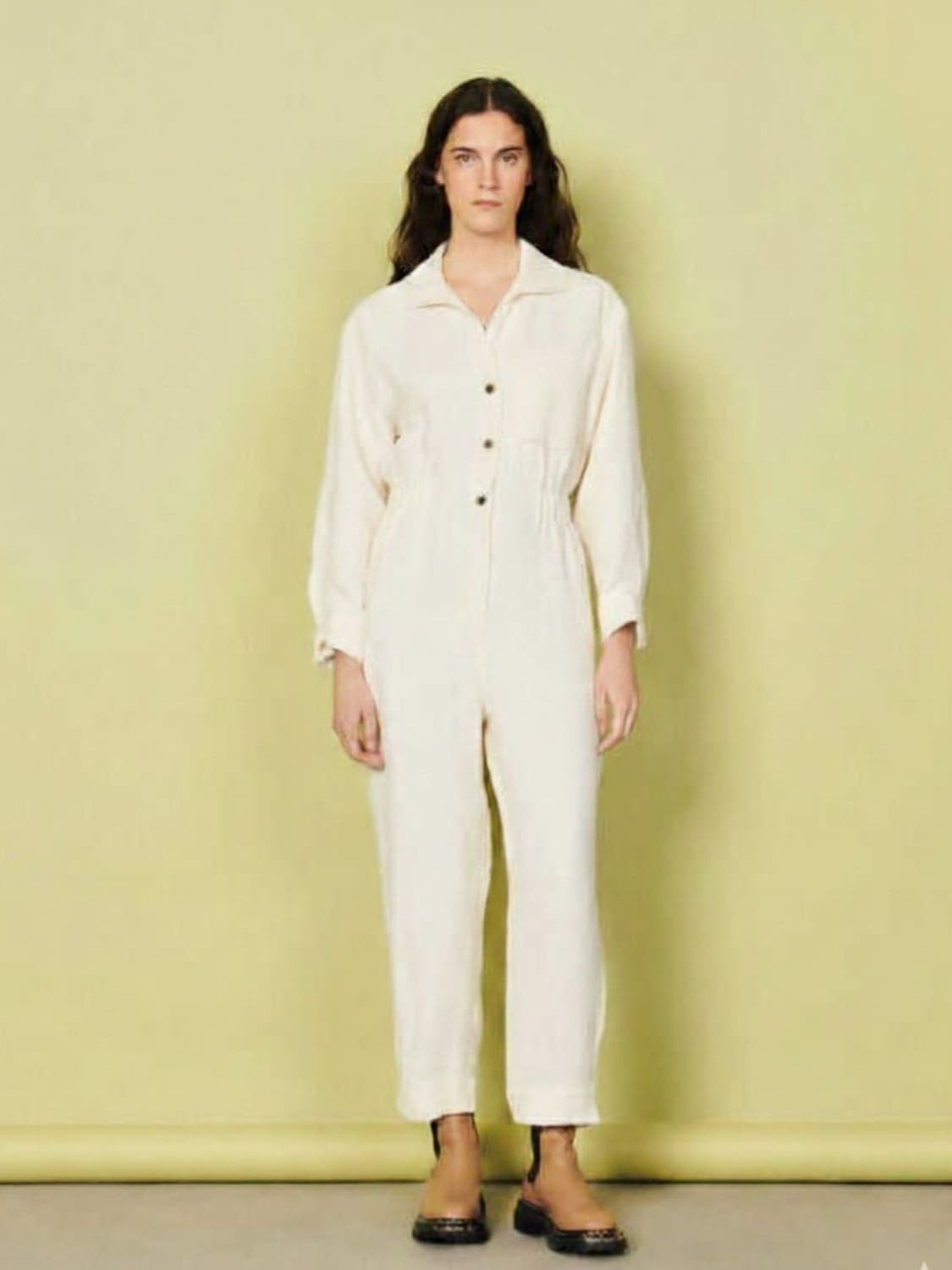 산드로 에크루 점프수트 36사이즈 상품이미지1