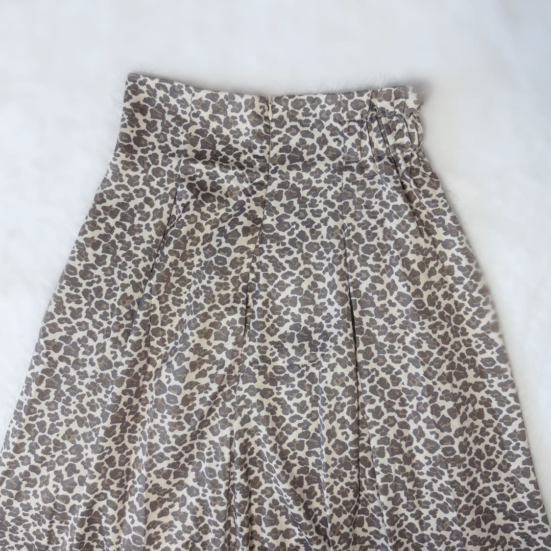 Mystic 히메갸루 오네갸루 핀턱 호피 롱스커트 ≽^•⩊•^≼ 상품이미지4