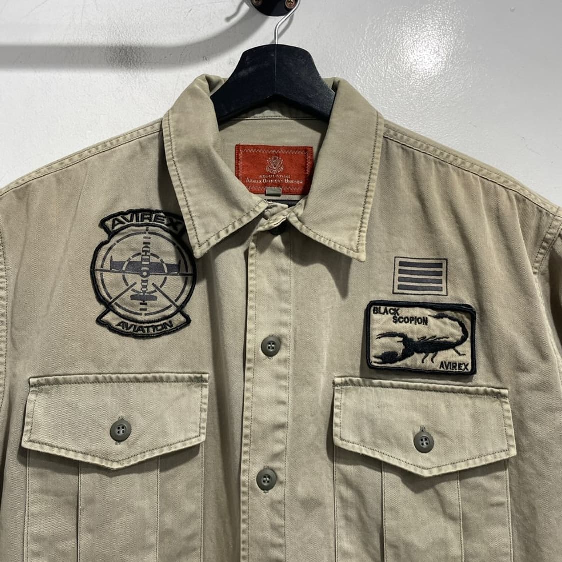 아비렉스 밀리터리 워크셔츠 상품이미지4